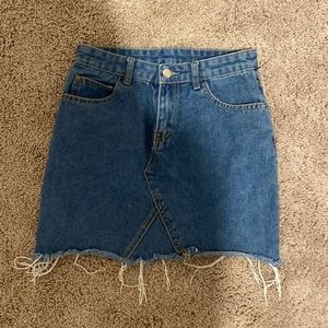 Womens Denim Skirt